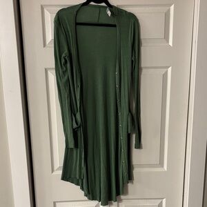 Green Women's Cardigan
